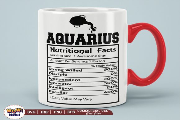 Aquarius Nutritional Facts: Graphics & Illustrations Review
