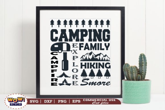 Camping Sign Board: Graphics & Illustrations Review