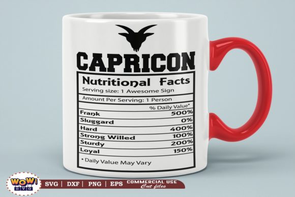 Capricorn Nutritional Facts: Graphics & Illustrations