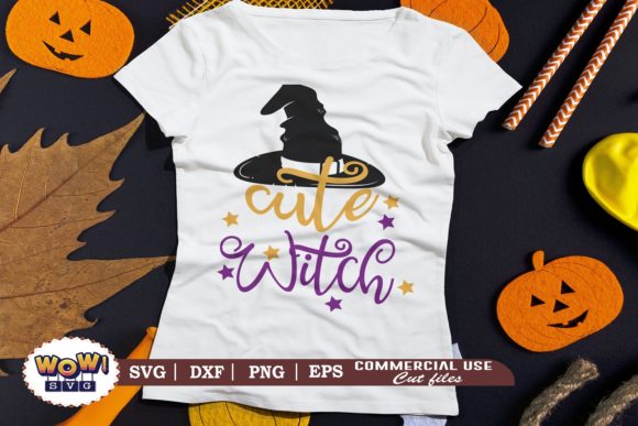 Cute Witch Graphics: A Designer's Review of This Illustration