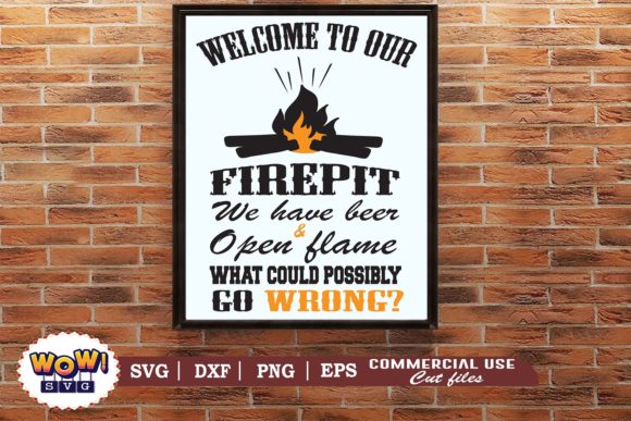 Firepit Beer Graphics: Cozy Illustrations for Brands
