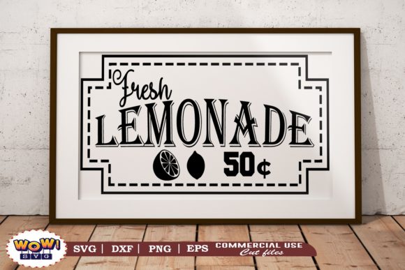 Fresh Lemonade 50C Svg: Summer Graphics & Illustrations