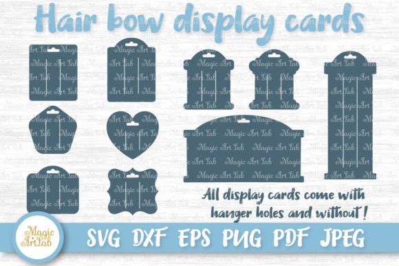 Hair Bow Cards: Essential Graphics for Crafts Blogs