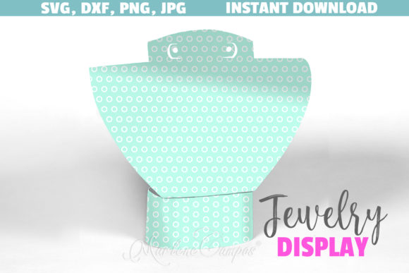 Jewelry Display SVG: Polka Dots for Crafts & Graphics