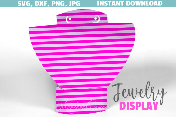 Jewelry Display SVG: Stripes for Crafts & Graphics